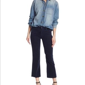 MOTHER Corduroy The Outsider Crop